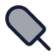 Popsicle icon with duotone standard style