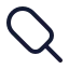 Popsicle icon with stroke rounded style