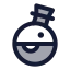 Potion icon with duotone standard style