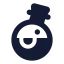 Potion icon with solid standard style