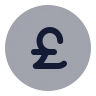 Pound Circle icon preview