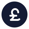 Pound Circle icon preview