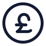 Pound Circle icon preview