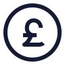 Pound Circle icon preview
