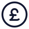 Pound Circle icon preview