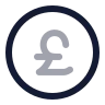 Pound Circle icon preview