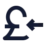 Pound Receive icon preview