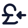 Pound Receive icon preview