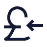 Pound Receive icon preview