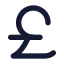 Pound icon with solid standard style