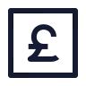 Pound Square icon preview
