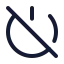 Poweroff icon with stroke rounded style