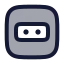 Powersocket icon with duotone rounded style