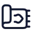 Prayerrug icon with stroke rounded style