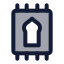 Prayerrug icon with duotone standard style