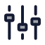 Preferencevertical icon with duotone standard style