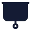 Presentation icon with solid standard style