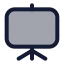 Presentation icon with duotone standard style