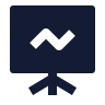 Presentation Line Chart 01 icon preview