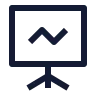 Presentation Line Chart 01 icon preview