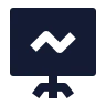 Presentation Line Chart 02 icon preview