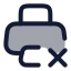 Printerx icon with duotone rounded style
