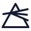 Prism icon with stroke sharp style