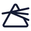 Prism icon with stroke standard style