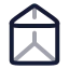 Prism icon with twotone rounded style