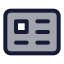 Profile icon with duotone standard style