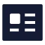 Profile icon with solid sharp style