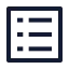 Profile icon with stroke sharp style