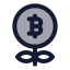 Profit icon with duotone standard style