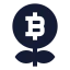 Profit icon with solid sharp style