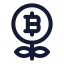 Profit icon with stroke rounded style