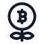 Profit icon with stroke standard style