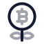 Profit icon with twotone rounded style