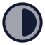 Progress icon with duotone rounded style