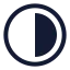 Progress icon with stroke rounded style