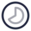 Progress icon with twotone rounded style