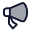 Promotion icon with duotone standard style