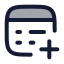 Propertyadd icon with duotone rounded style