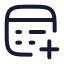 Propertyadd icon with stroke rounded style