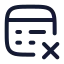 Propertydelete icon with stroke rounded style