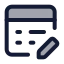 Propertyedit icon with duotone standard style