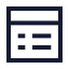 Propertynew icon with stroke sharp style