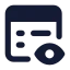 Propertyview icon with solid standard style
