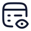 Propertyview icon with stroke rounded style