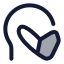 Protectionmask icon with duotone rounded style