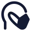 Protectionmask icon with solid standard style